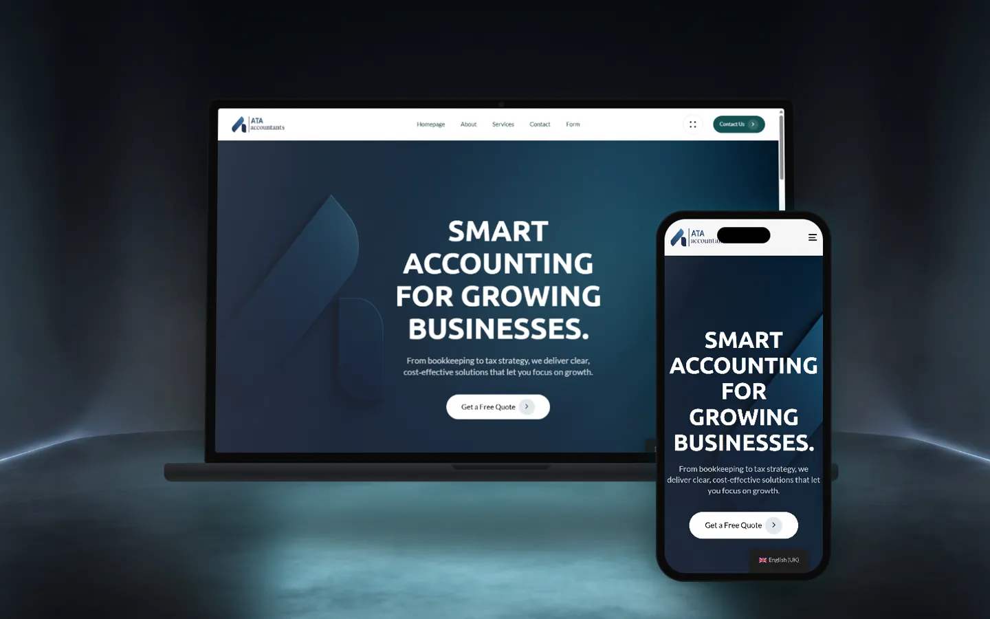 ATA Accountancy — Accountancy website by Qodmark