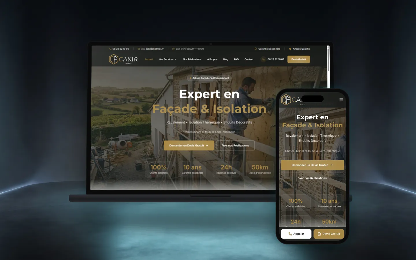 Çakır Facades — Facade & Insulation website by Qodmark
